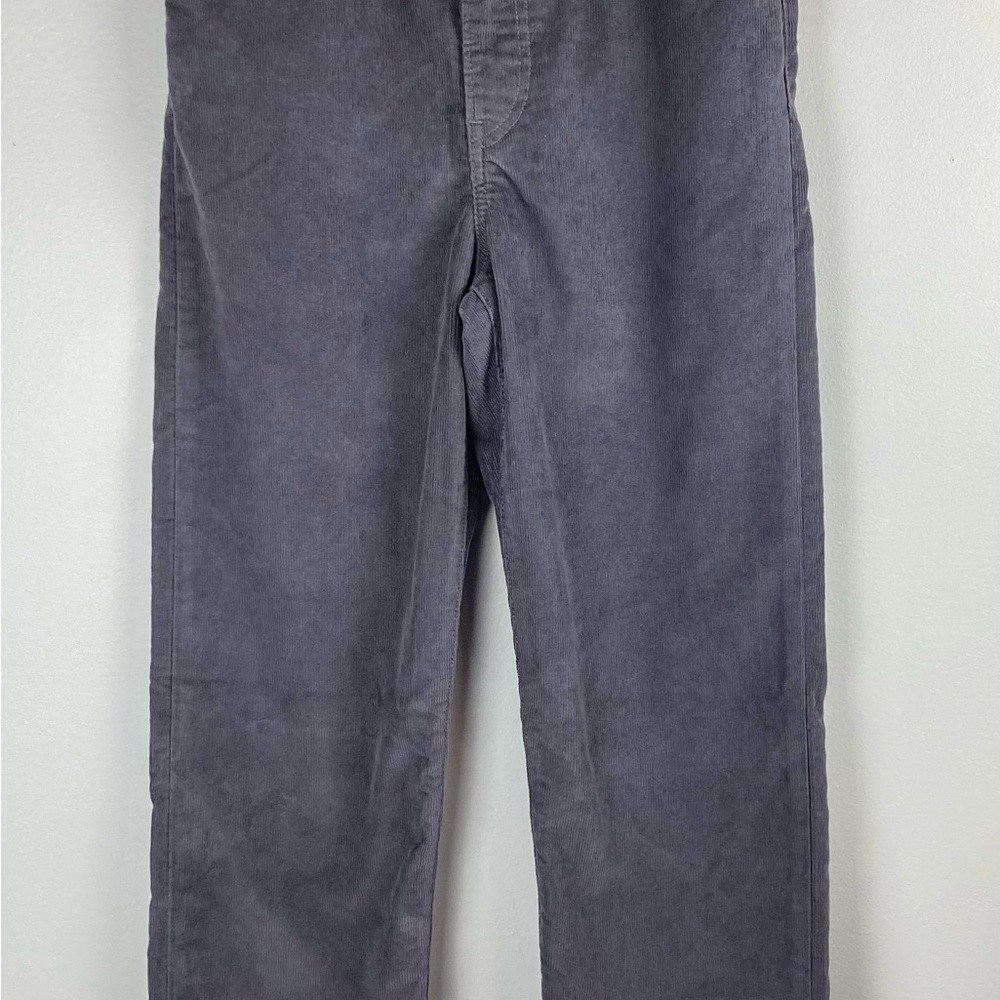 Levi's Women's Gray Corduroy Pants Ribcage Straight Ankle High Rise Size 28